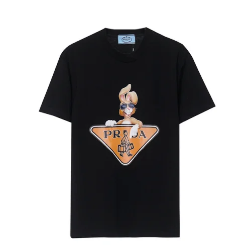 Футболка Prada Rabbit With Logo "Black"
