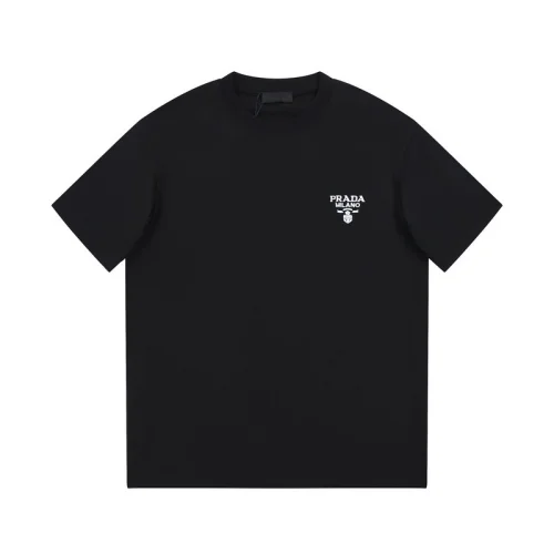 Футболка Prada Basic Collection With Logo "Black"