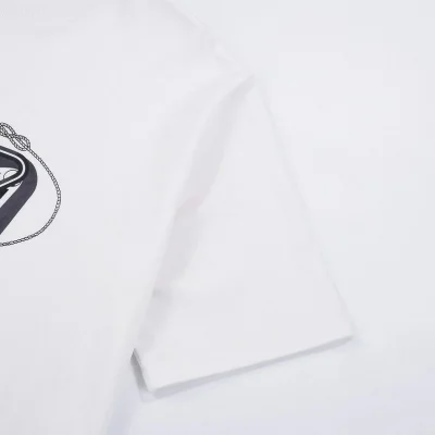 Футболка Prada With Logo Print Milano "White" фото № 6