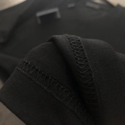 Футболка Prada With Brand Badge On The Pocket "Black" фото № 2