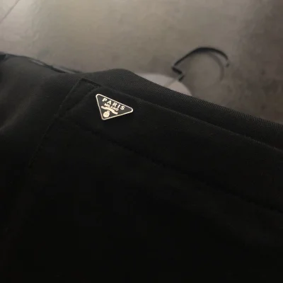 Футболка Prada With Brand Badge On The Pocket "Black" фото № 8