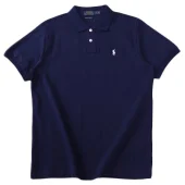 Поло Ralph Lauren Small Logo Front And White Buttons "Dark Blue"