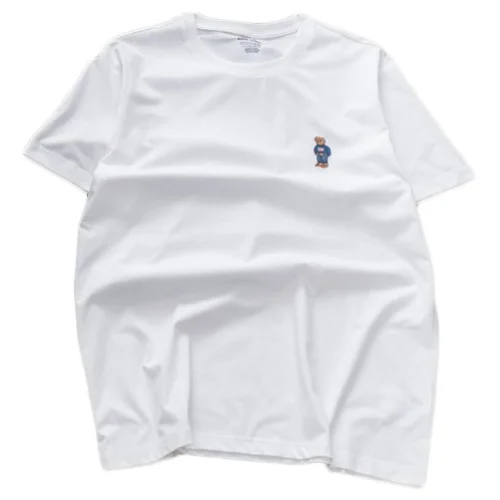 Футболка Ralph Lauren Small Bear Print Front "White"