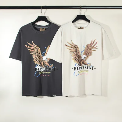 Футболка Represent Flying Eagle Print "Cream" фото № 5