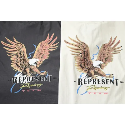 Футболка Represent Flying Eagle Print "Cream" фото № 4