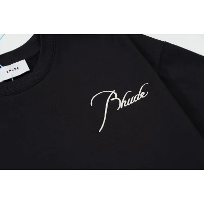 Футболка Rhude Lets Race Sluts "Black" фото № 4