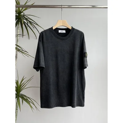 Футболка Stone Island Without Inscriptions But With Patch "Black" фото № 2