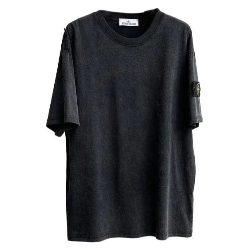 Футболка Stone Island Without Inscriptions But With Patch "Black"