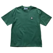 Футболка Stone Island With Black Logo "Green"