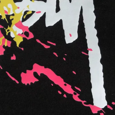 Футболка Stussy Logo With Bright Blots "Black" фото № 7