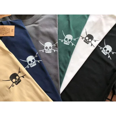 Футболка Stussy Skull With Inscriptions "White" фото № 3