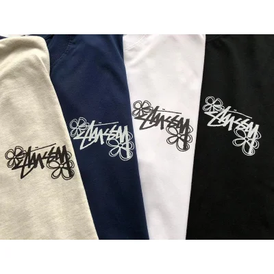 Футболка Stussy Inscription Designs Summer Twenty Three "Beige" фото № 3