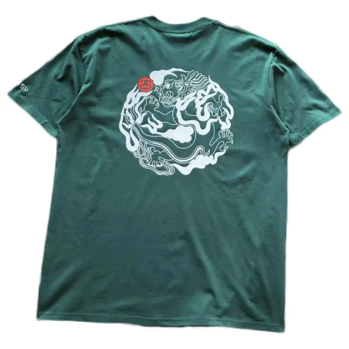 Футболка Stussy Circle From Curve Lines "Green"