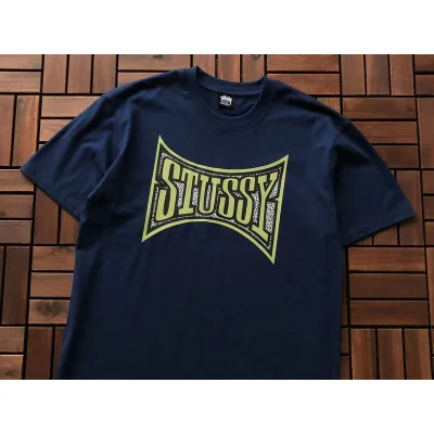 Футболка Stussy Colorful Logo Inside Figure Front "Blue" фото № 2
