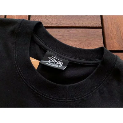 Футболка Stussy Nature Prints In Squares "Black" фото № 5