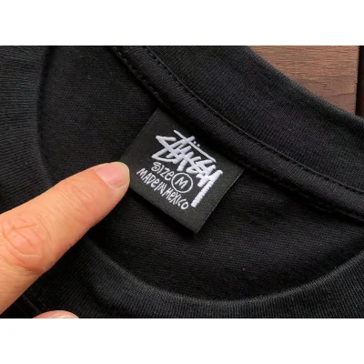 Футболка Stussy Round Dragon Print Back "Black" фото № 6