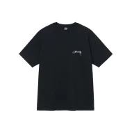 Футболка Stussy Inscriptions On The Back "Black"