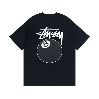 Футболка Stussy A Ball With A Number "Black" фото № 2