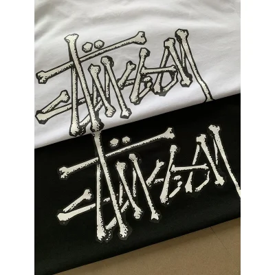 Футболка Stussy Bone Logo "Black" фото № 4