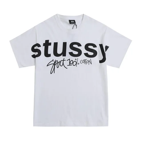 Футболка Stussy 100 Percent Cotton "White"