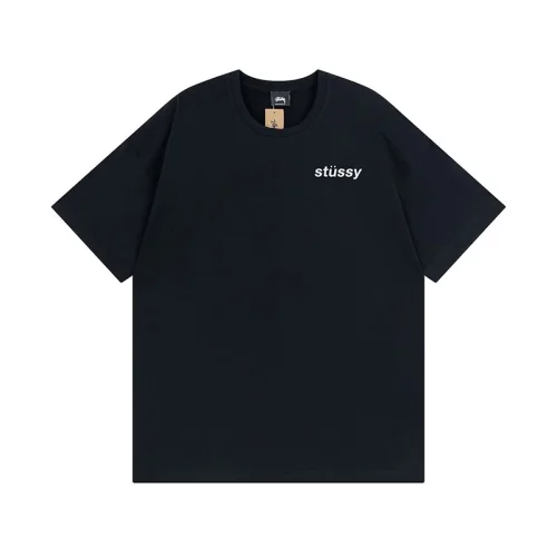 Футболка Stussy With An Ice Cream Print "Black"