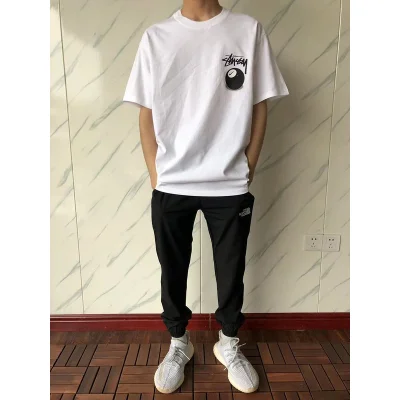 Футболка Stussy Billiard Ball With Mark "White" фото № 9