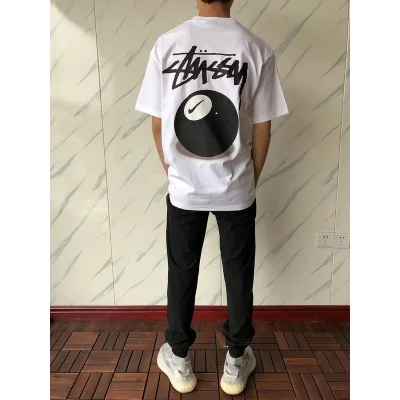 Футболка Stussy Billiard Ball With Mark "White" фото № 8