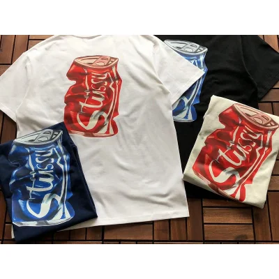 Футболка Stussy Crumpled Can Print "White" фото № 7 Футболка Stussy Crumpled Can Print "White" фото № 7