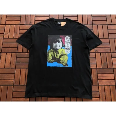 Футболка Stussy Child With Inscription Print "Black" фото № 8