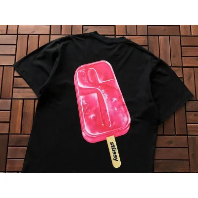 Футболка Stussy Ice Cream Print "Black" фото № 4