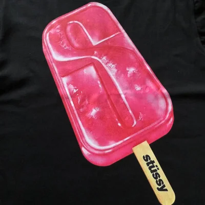 Футболка Stussy Ice Cream Print "Black" фото № 5