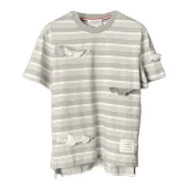 Футболка Thom Browne Volumetric Clouds "White/Gray"