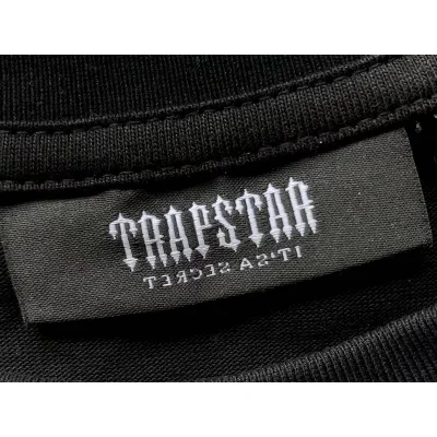 Футболка Trapstar Logo With Chain "Black" фото № 3