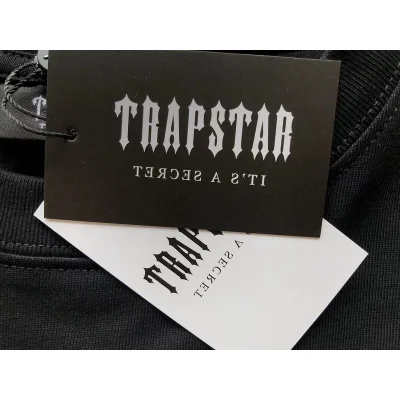 Футболка Trapstar Logo With Chain "Black" фото № 5