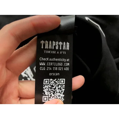 Футболка Trapstar Logo With Chain "Black" фото № 7