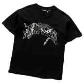 Футболка Trapstar Logo With Chain "Black"