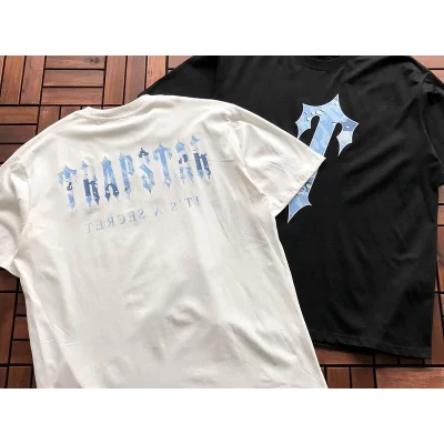 Футболка Trapstar Big Logo From Multicolor Details "White" фото № 7