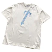 Футболка Trapstar Big Logo From Multicolor Details "White"