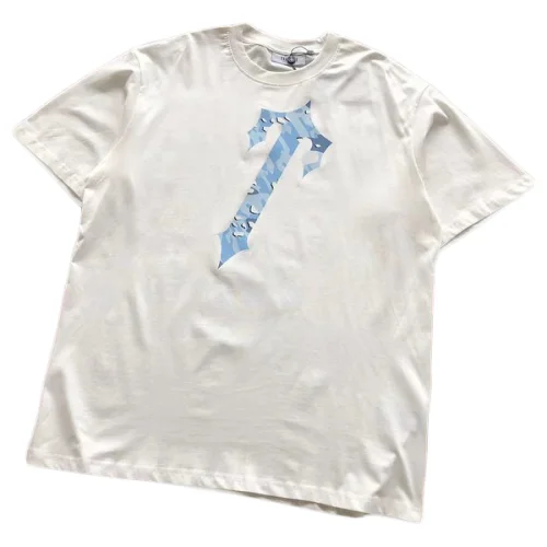 Футболка Trapstar Big Logo From Multicolor Details "White"