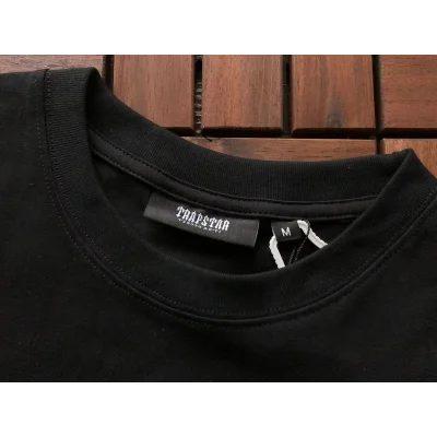 Футболка Trapstar Lettering With Pattern "Black" фото № 2