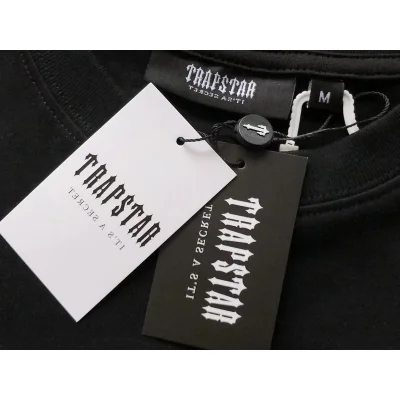 Футболка Trapstar Lettering With Pattern "Black" фото № 5