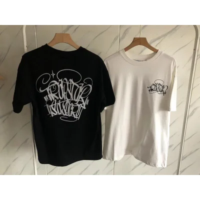 Футболка Trapstar Lettering With Pattern "Black" фото № 9