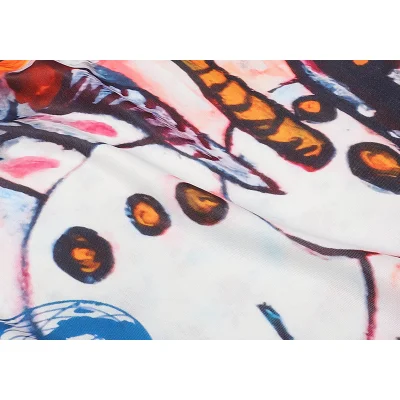 Футболка Vivienne Snowman Print "White/Blue" фото № 5