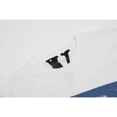 Футболка Vlone Blueprint "White" фото № 3