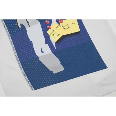 Футболка Vlone Blueprint "White" фото № 9