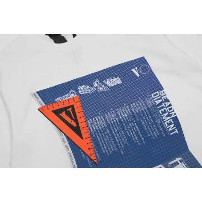 Футболка Vlone Blueprint "White" фото № 4