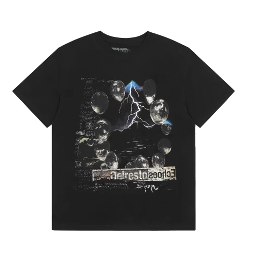 Футболка Cactus Jack Merch Utopia Travis Scott Thunder States Tour "Black"