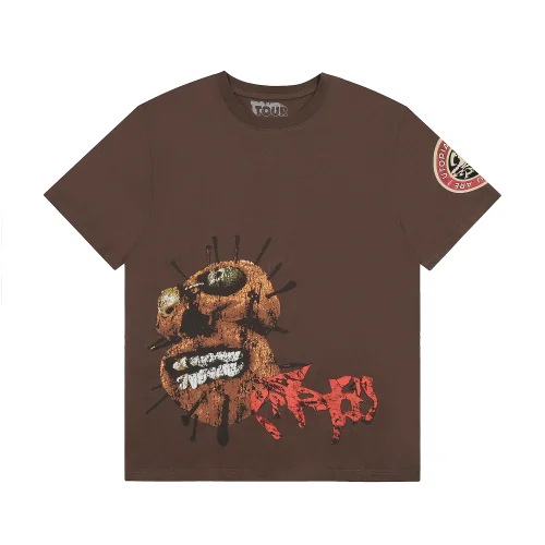Футболка Cactus Jack Merch Utopia Travis Scott Liue Tour "Brown"