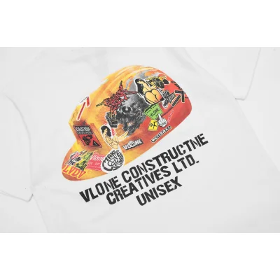 Футболка Vlone LVDV EST2011 Construct "White" фото № 6