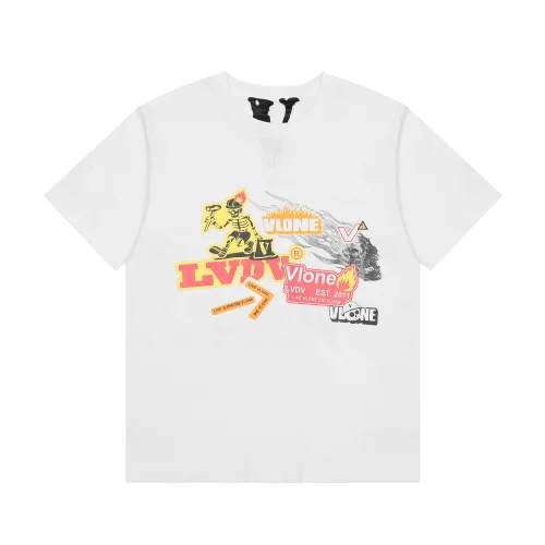 Футболка Vlone LVDV EST2011 Construct "White"